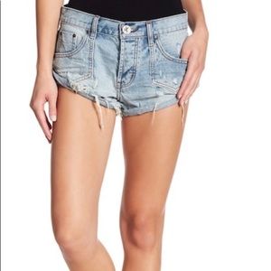 One Teaspoon Bandits Denim Shorts